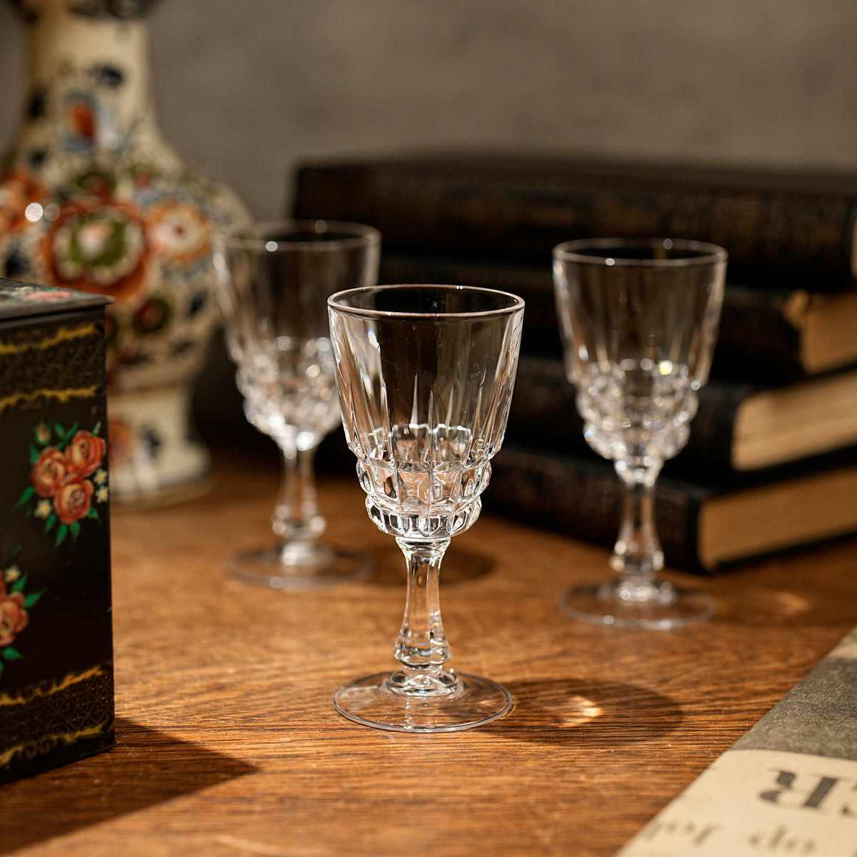 法國Cristal d'Arques "Pompadour系列"水晶利口酒杯