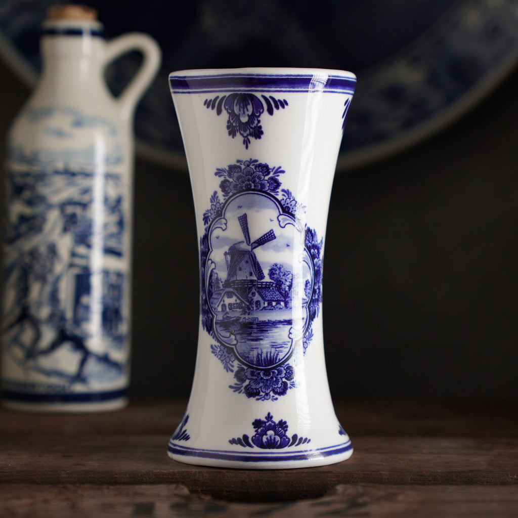 荷蘭Nijhuis B.V風車場景Delft Blue小花瓶