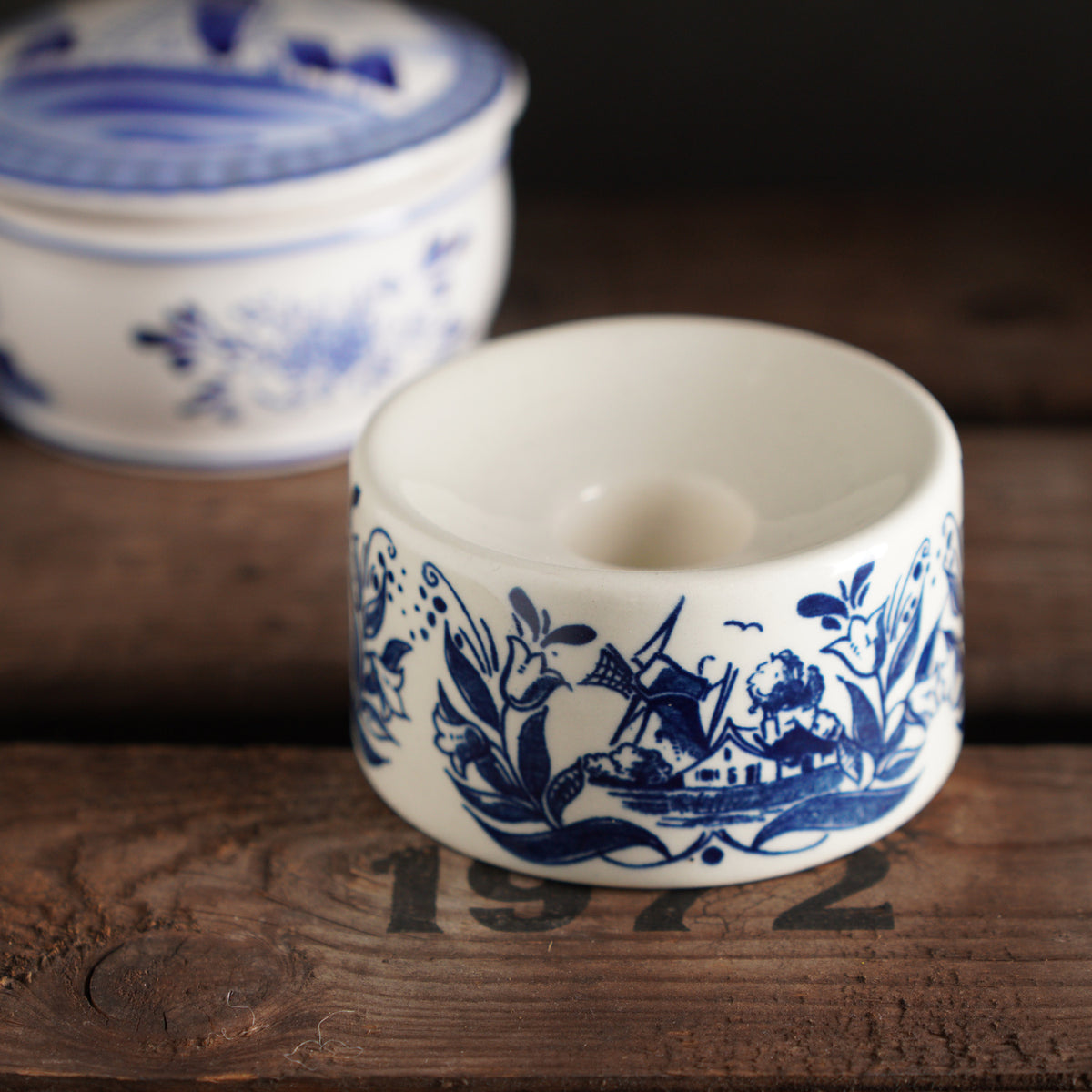 荷蘭Royal Goedewaagen "Delft Blue"風格燭台
