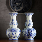 1950荷蘭Delft Blue風格手繪花瓶