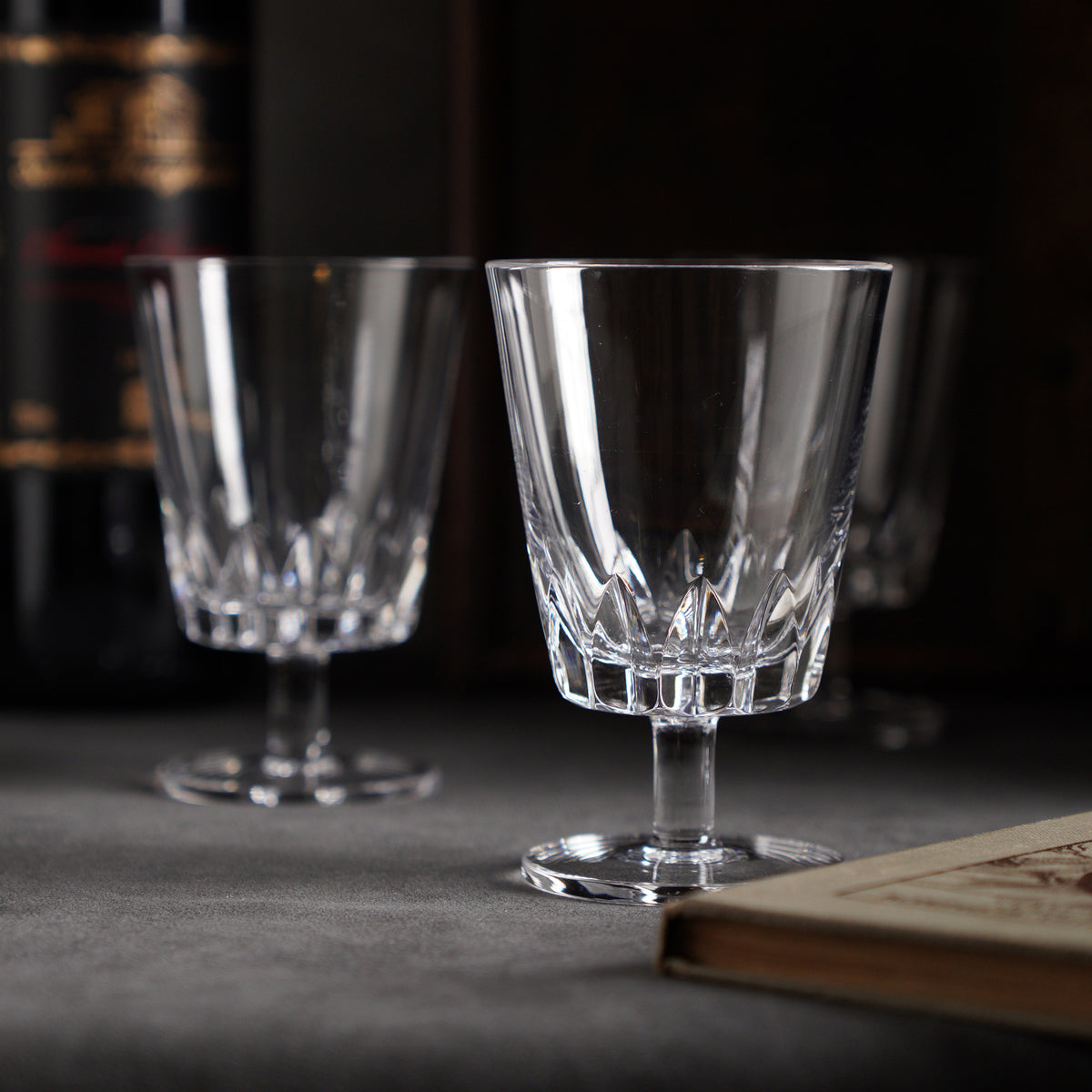 法國Cristal d'Arques "Pompadour"系列水晶雪酪甜品杯