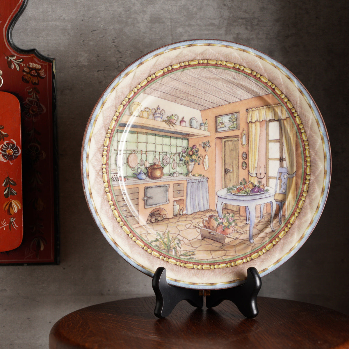 1980葡萄牙Porcelart"鄉村廚房"系列展示盤