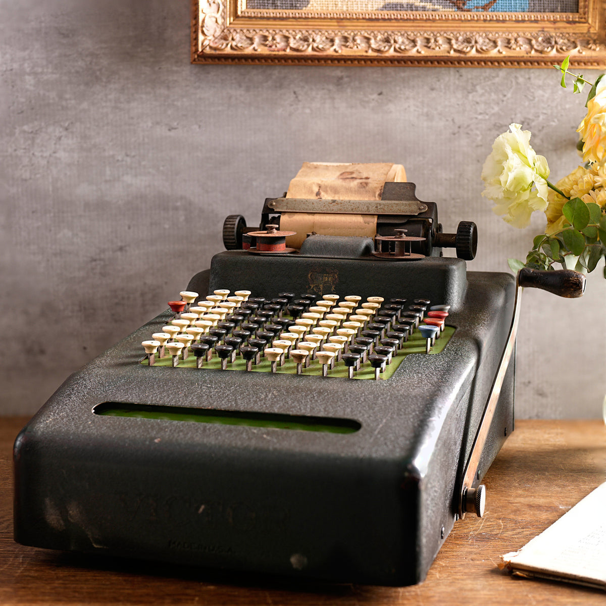 1931年美國Victor勝利牌500手搖加法計算機