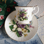 英國Royal Stafford"野花系列"細骨瓷茶杯組