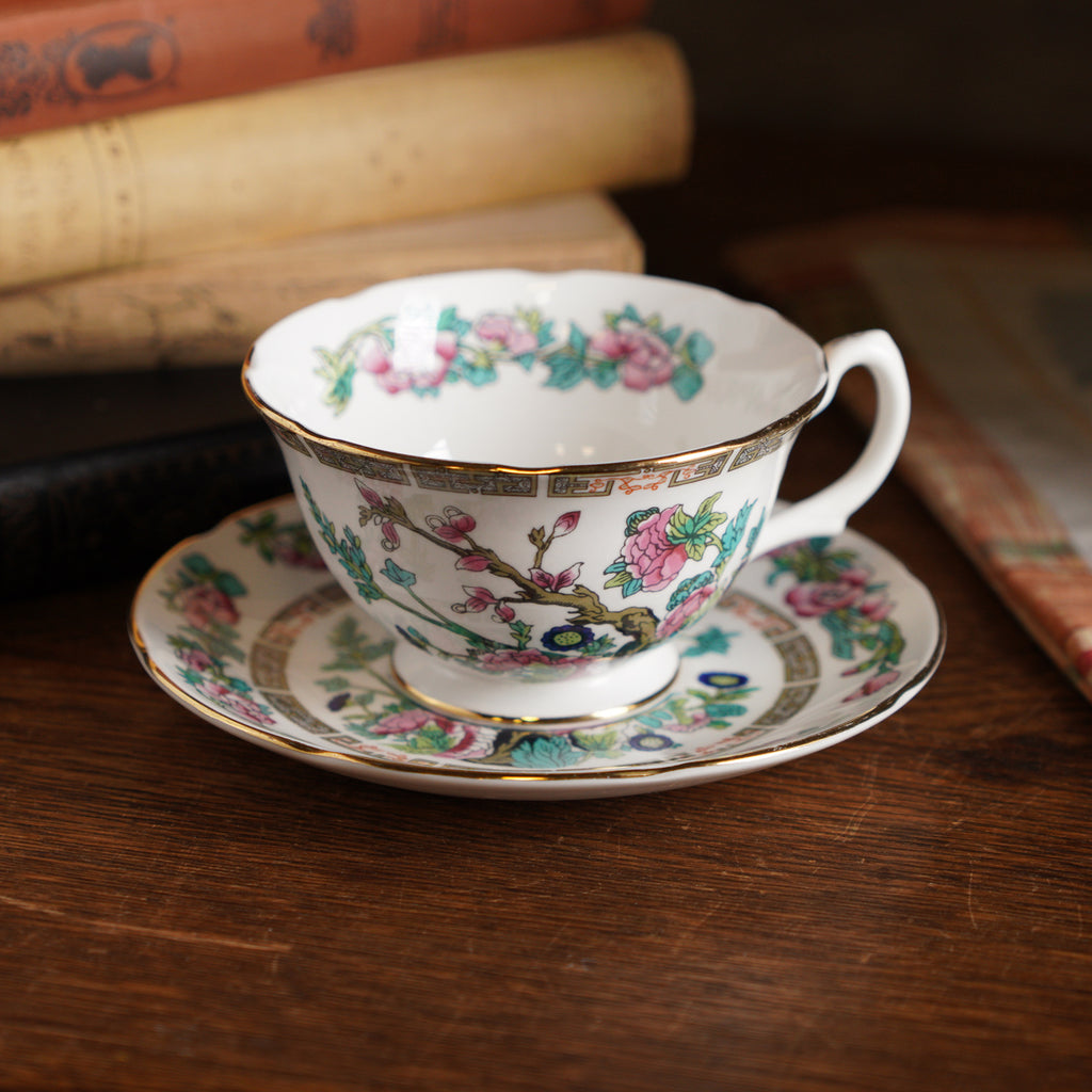 1957英國Royal Grafton"印度之樹"細骨瓷杯組