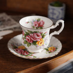 英國Royal Albert "夏日時光"系列22k金骨瓷杯組