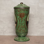 荷蘭手繪仕女圖大型茶葉罐
