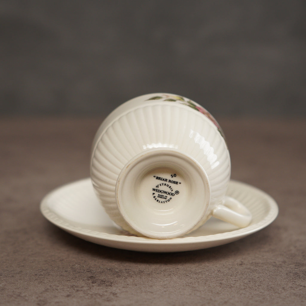 英國名瓷Wedgwood"荊棘薔薇"系列茶杯/咖啡杯組