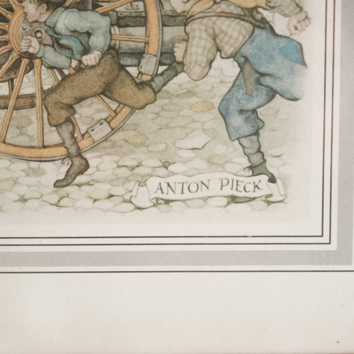 荷蘭著名藝術家Anton Pieck城市景象掛畫