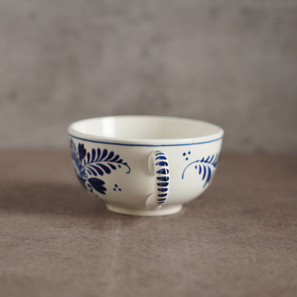 荷蘭Delft Blue風格手繪鬱金香雙人古董茶具組