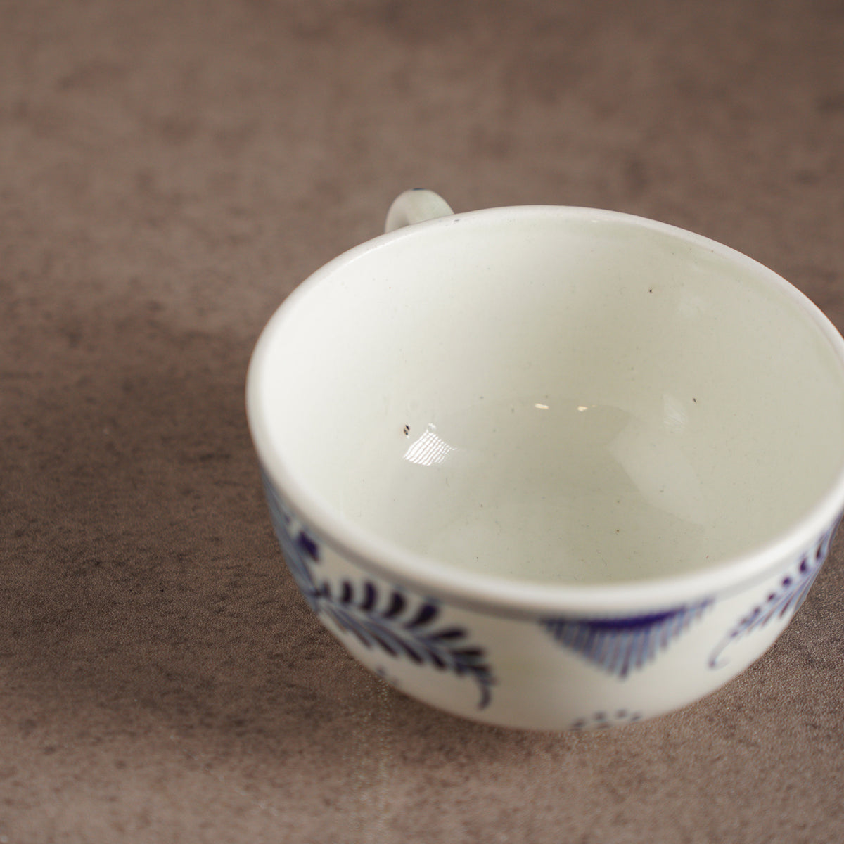荷蘭Delft Blue風格手繪鬱金香雙人古董茶具組