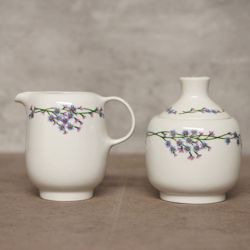 1970匈牙利Alföldi"勿忘我"雙人茶具組/茶杯