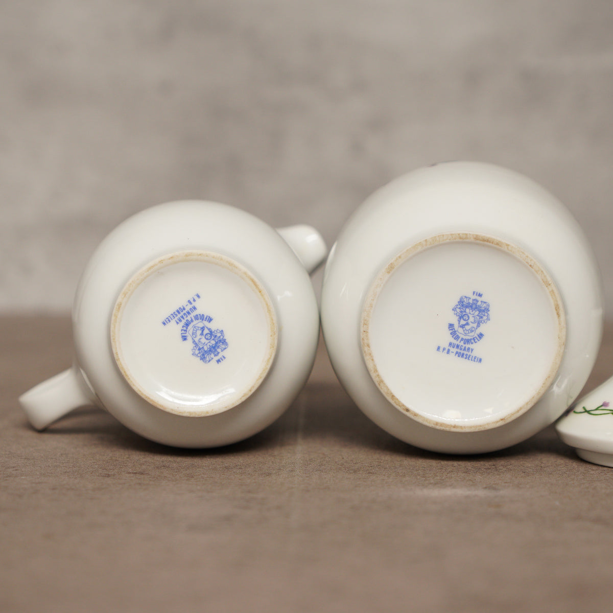1970匈牙利Alföldi"勿忘我"雙人茶具組/茶杯