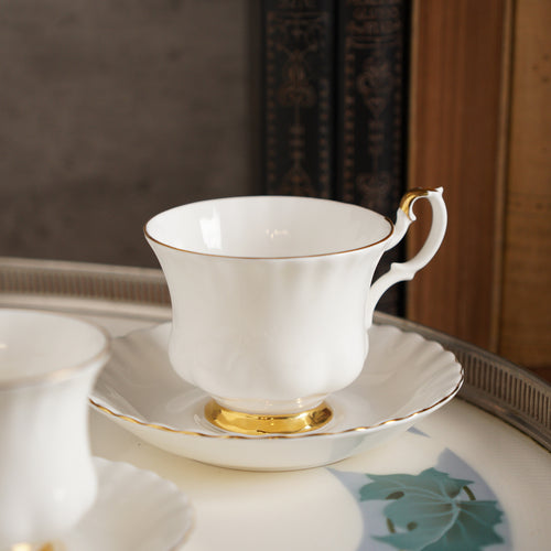 1960英國Royal Albert Val 'Dor系列骨瓷描金對杯組