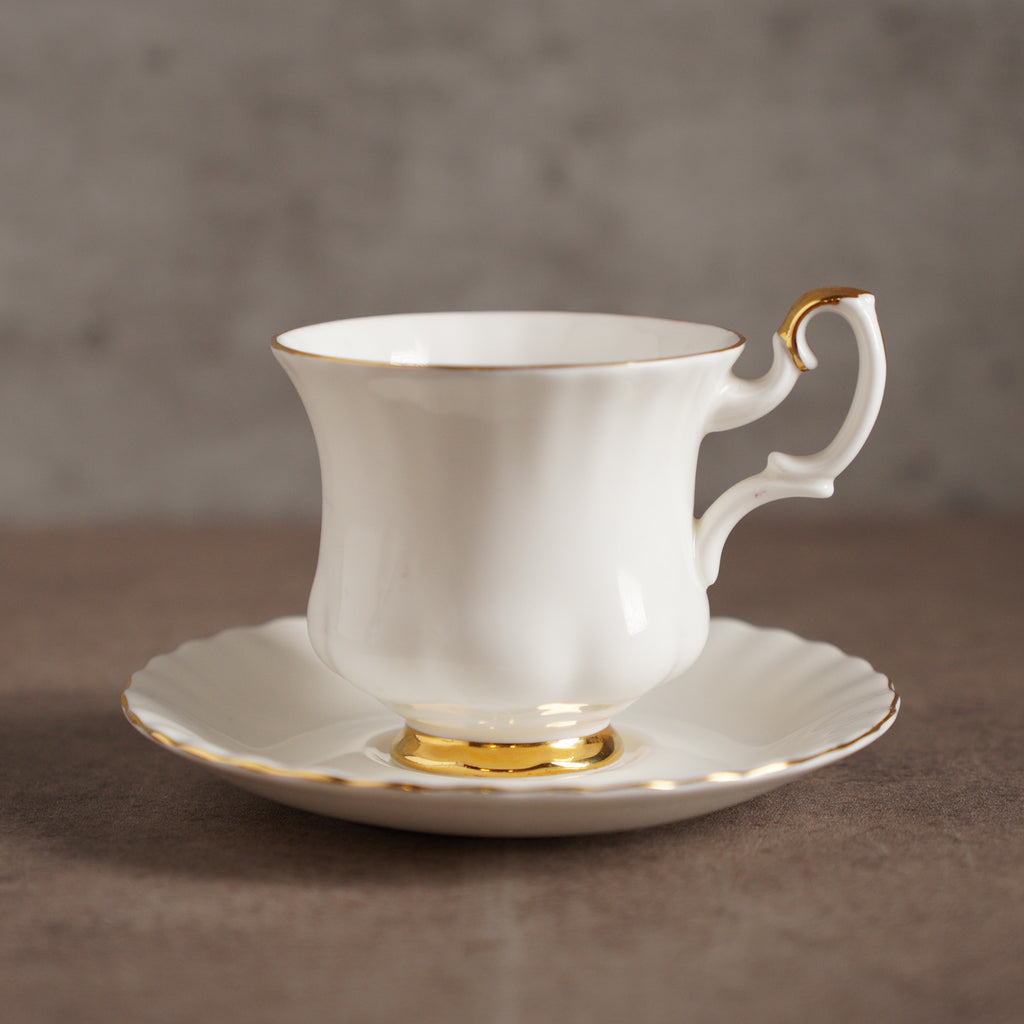 1960英國Royal Albert Val 'Dor系列骨瓷描金對杯組