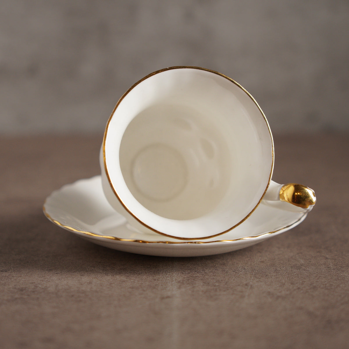 1960英國Royal Albert Val 'Dor系列骨瓷描金對杯組