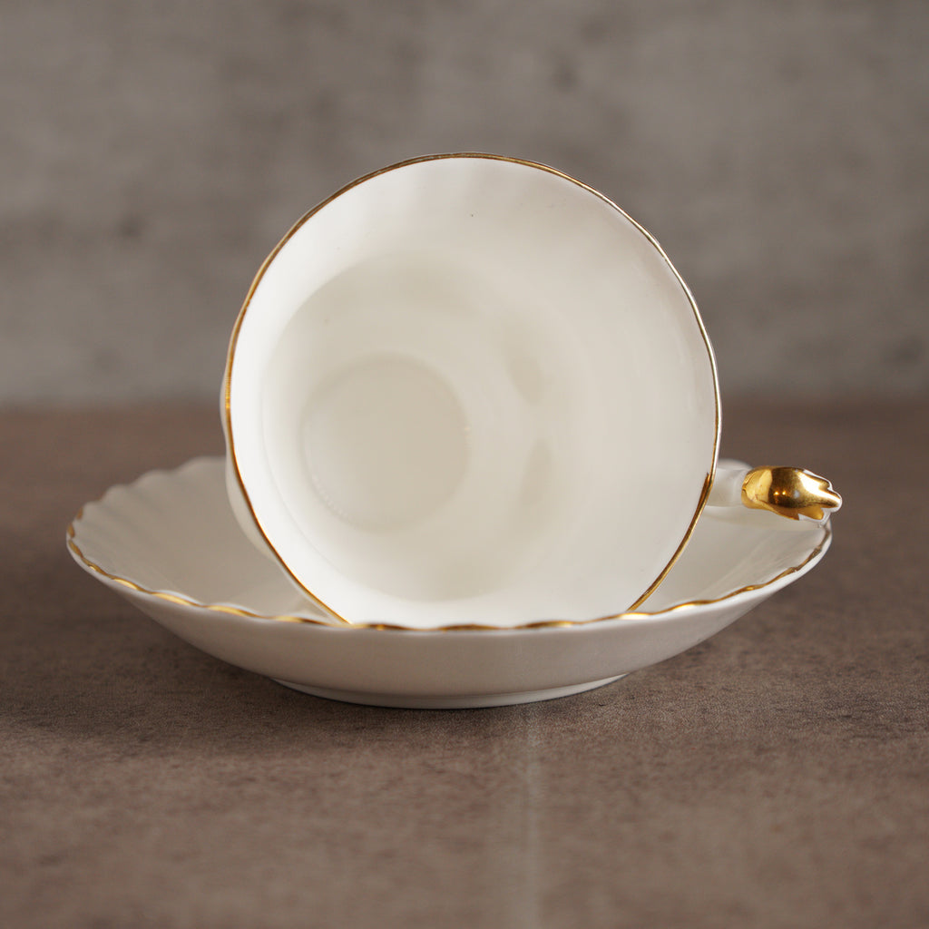 1960英國Royal Albert Val 'Dor系列骨瓷描金對杯組