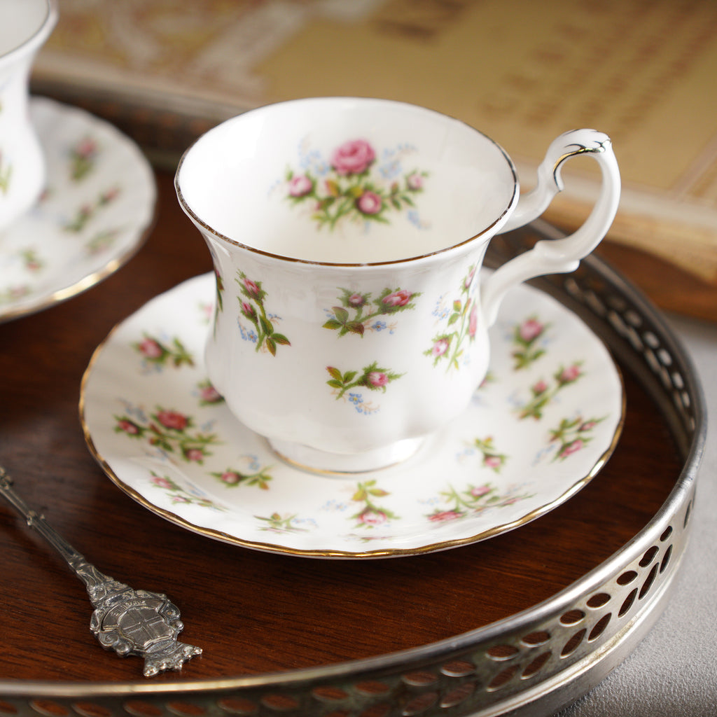 英國Royal Albert “Winsome”系列22k金骨瓷茶杯組