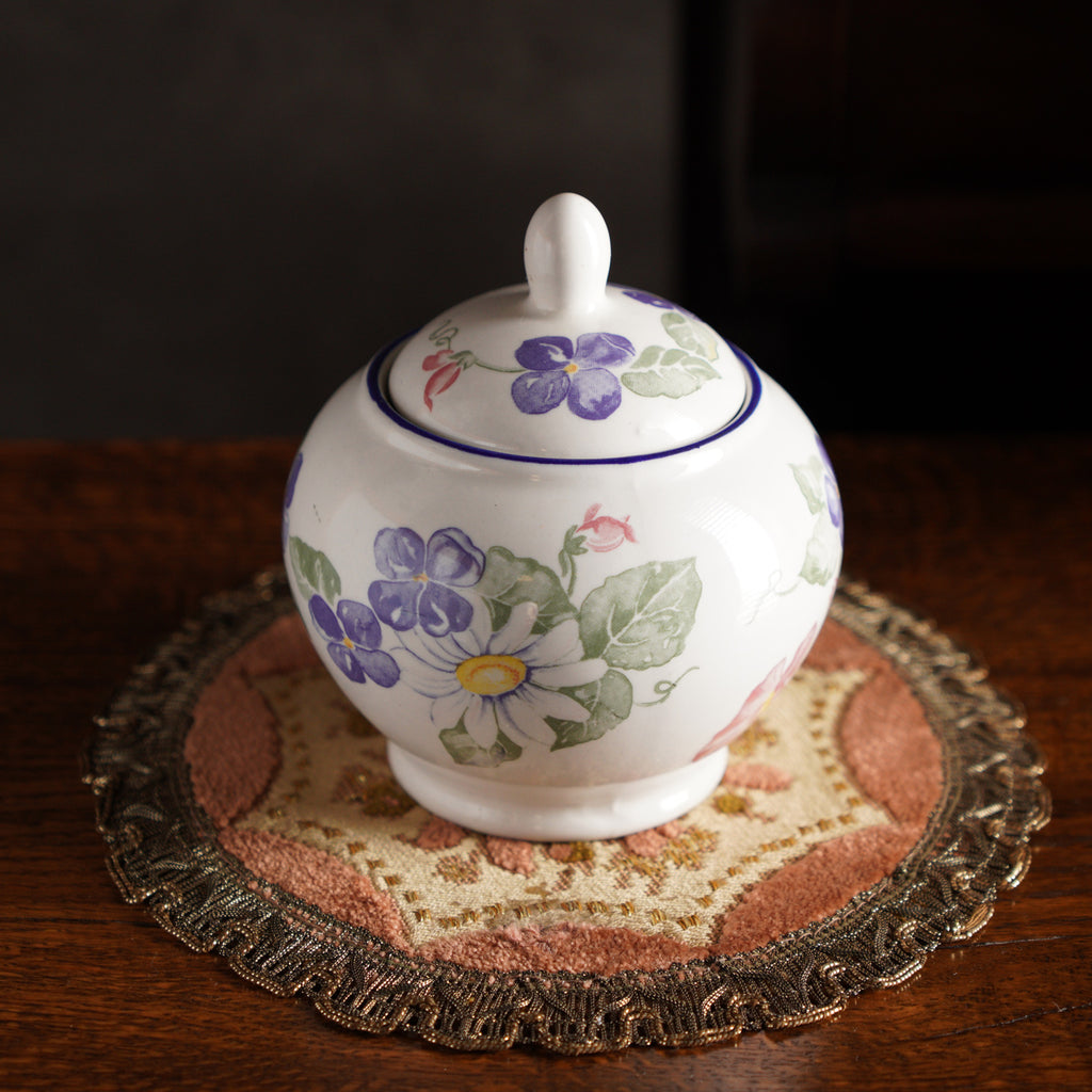 英國Staffordshire "Moselle"系列糖罐