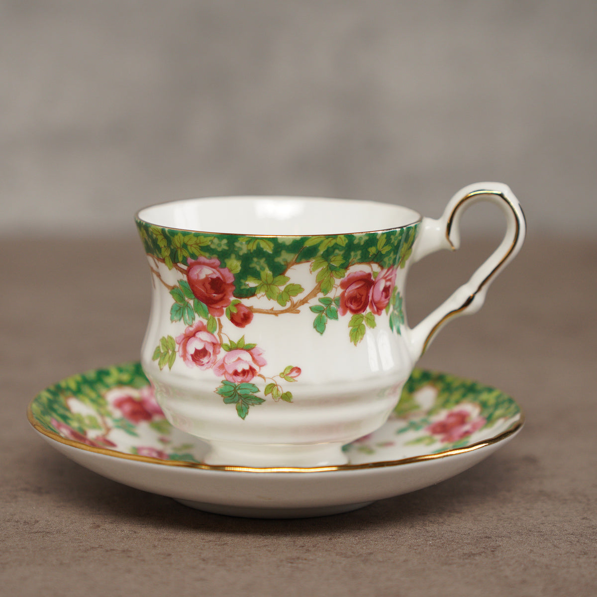 英國Royal Stafford"老英國花園"系列骨瓷茶杯組