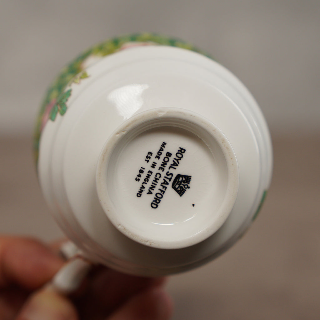 英國Royal Stafford"老英國花園"系列骨瓷茶杯組