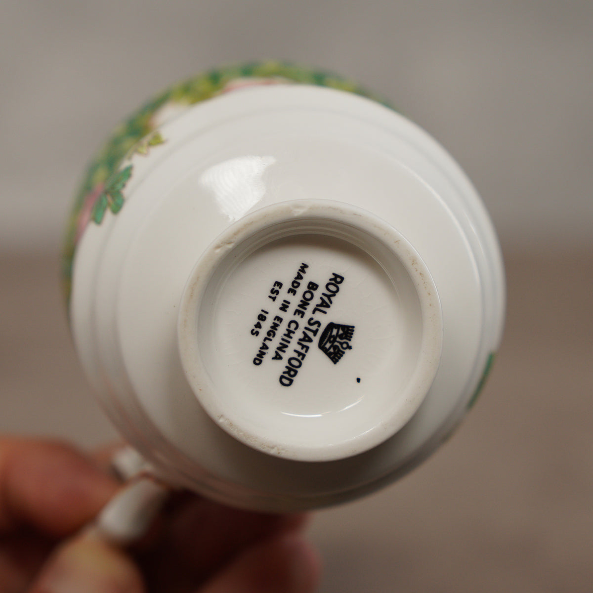 英國Royal Stafford"老英國花園"系列骨瓷茶杯組