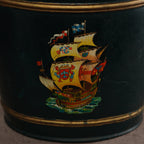 荷蘭戰艦石墨綠煤炭桶