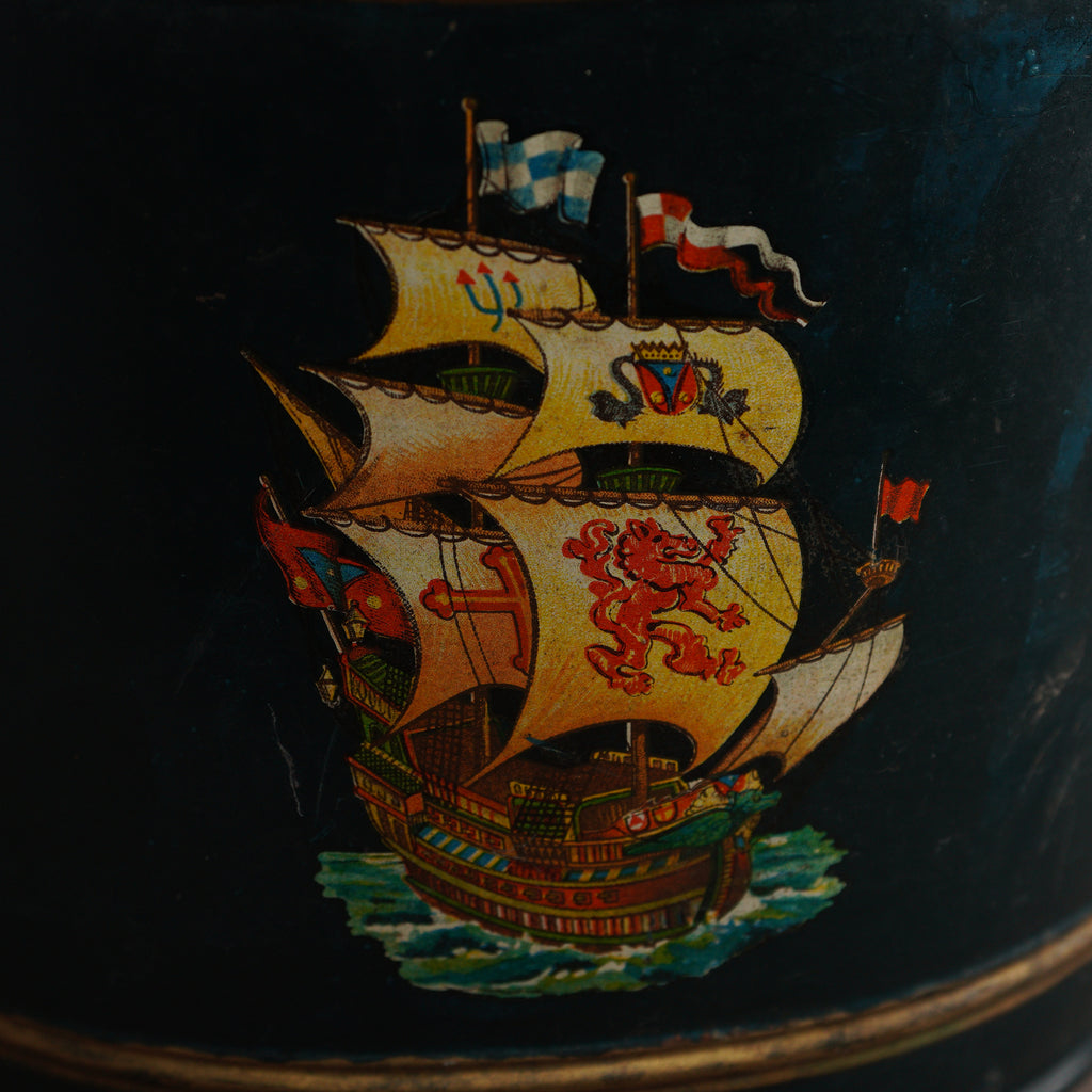 荷蘭戰艦石墨綠煤炭桶