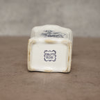 荷蘭Delft Blue風格浮雕百年調味料罐3件組