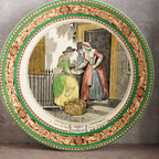 英國Adams Pottery"倫敦的呼喊"古董展示掛盤