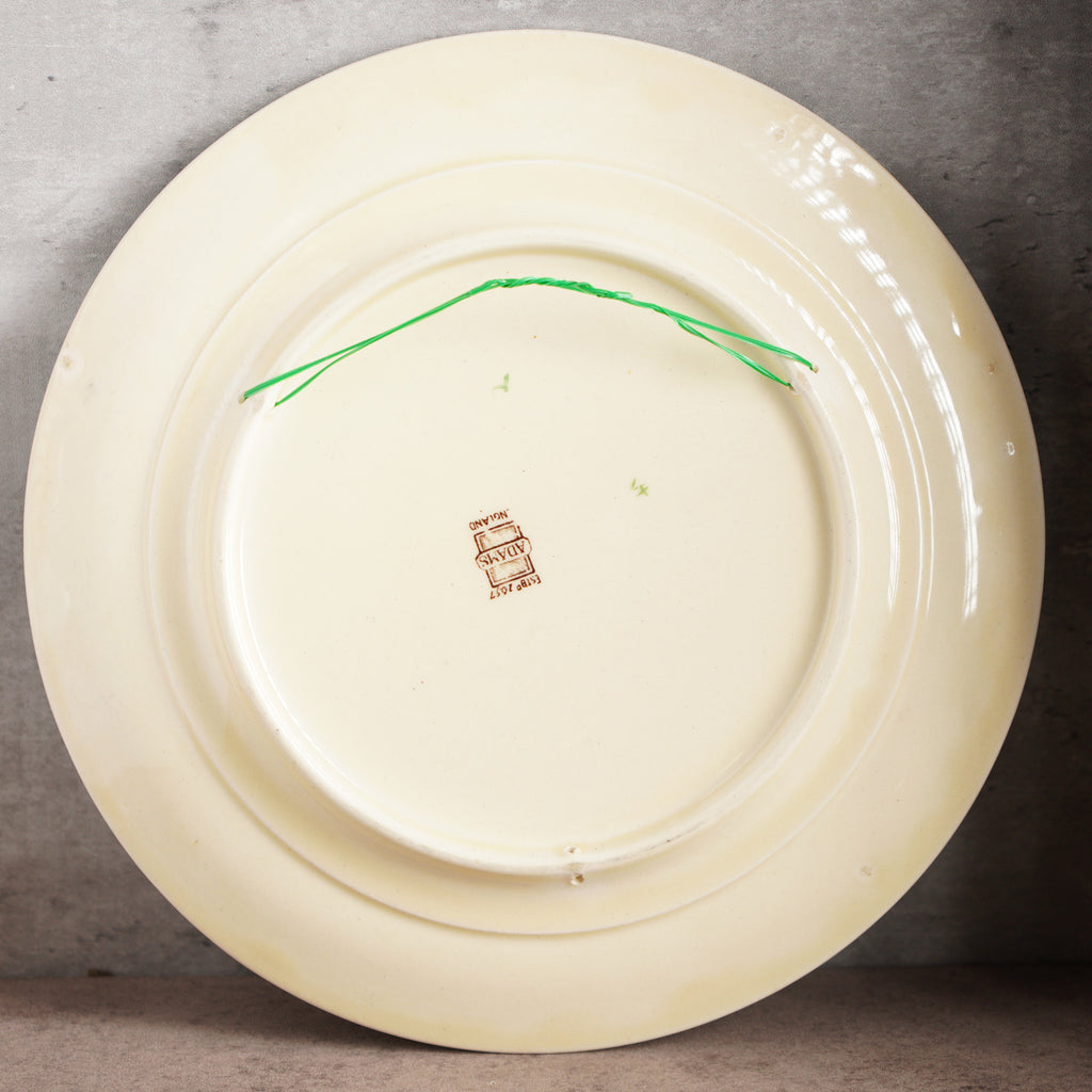 英國Adams Pottery"倫敦的呼喊"古董展示掛盤