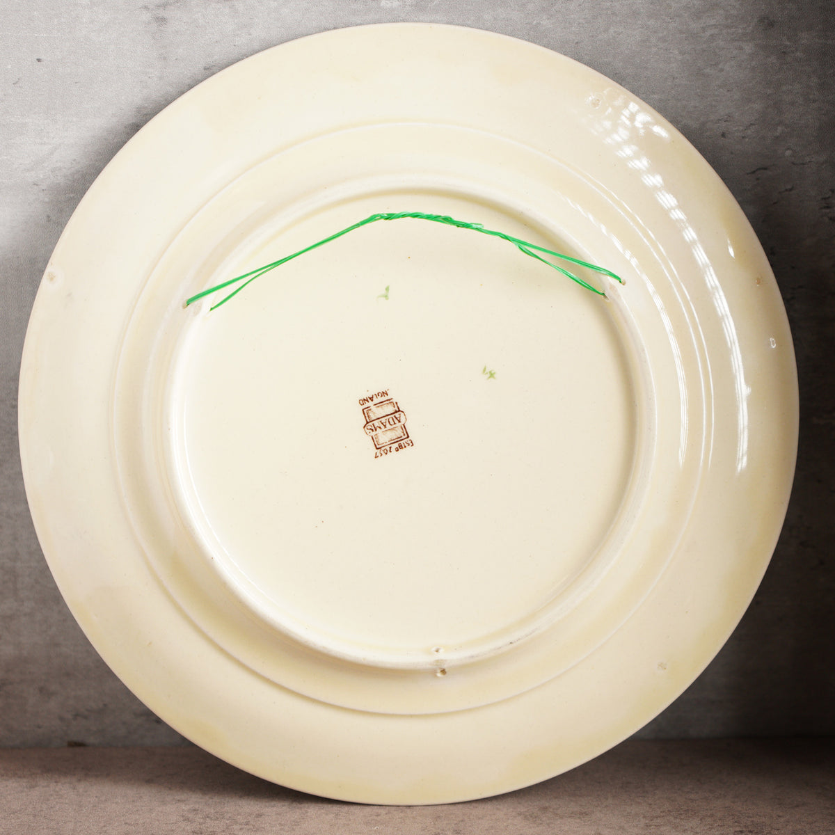 英國Adams Pottery"倫敦的呼喊"古董展示掛盤