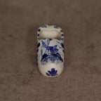荷蘭Delft Blue風格手繪木鞋造型菸灰缸