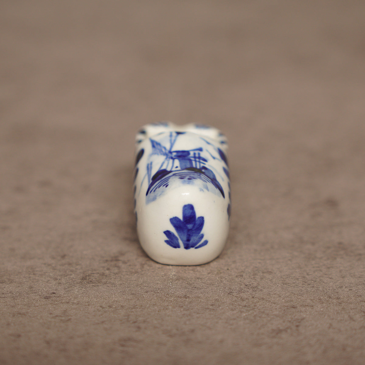 荷蘭Delft Blue風格手繪木鞋造型菸灰缸