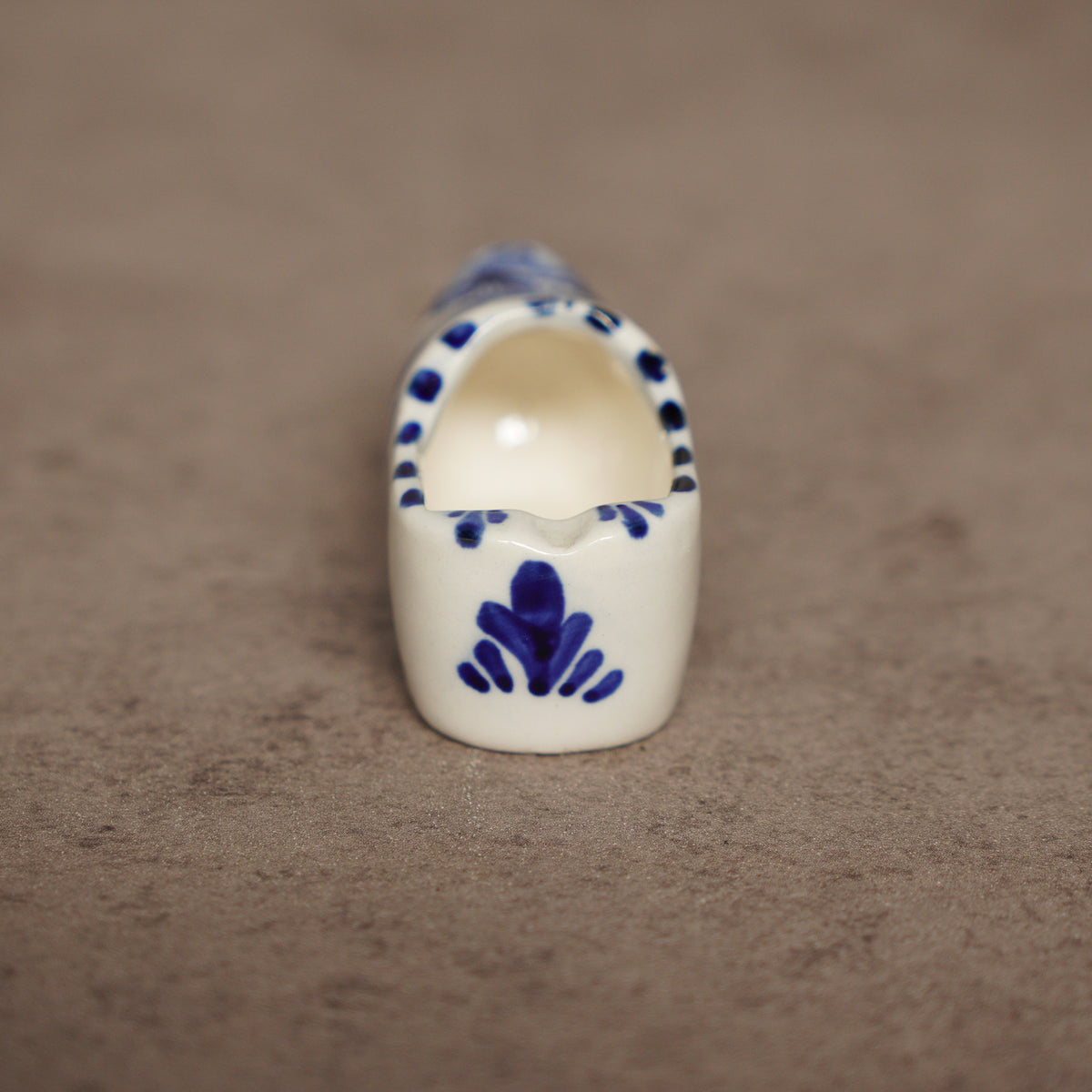荷蘭Delft Blue風格手繪木鞋造型菸灰缸