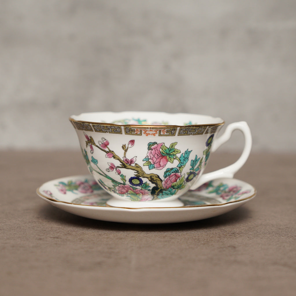 1957英國Royal Grafton"印度之樹"細骨瓷杯組
