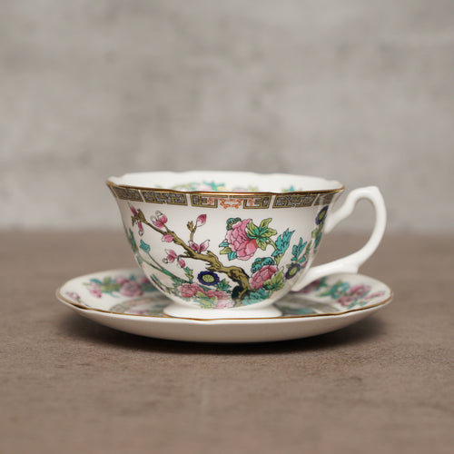 1957英國Royal Grafton"印度之樹"細骨瓷杯組