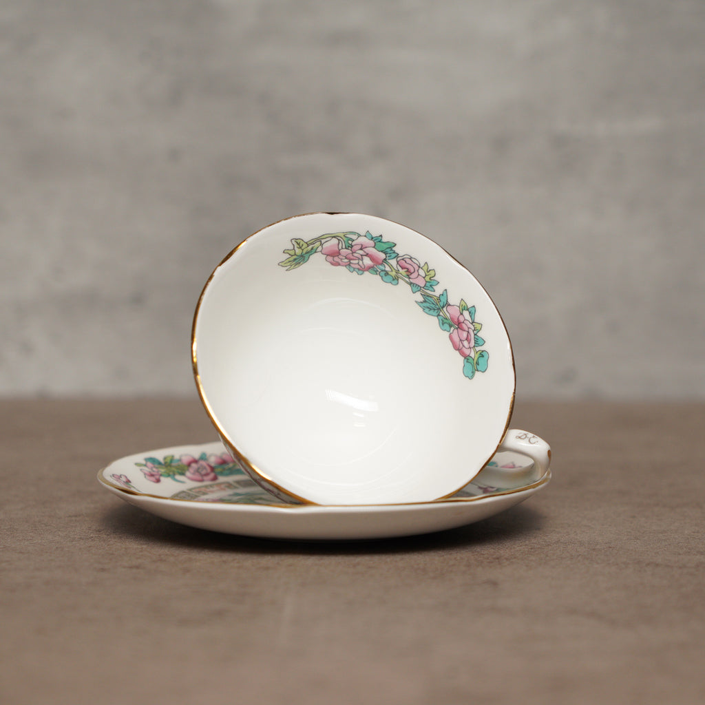 1957英國Royal Grafton"印度之樹"細骨瓷杯組