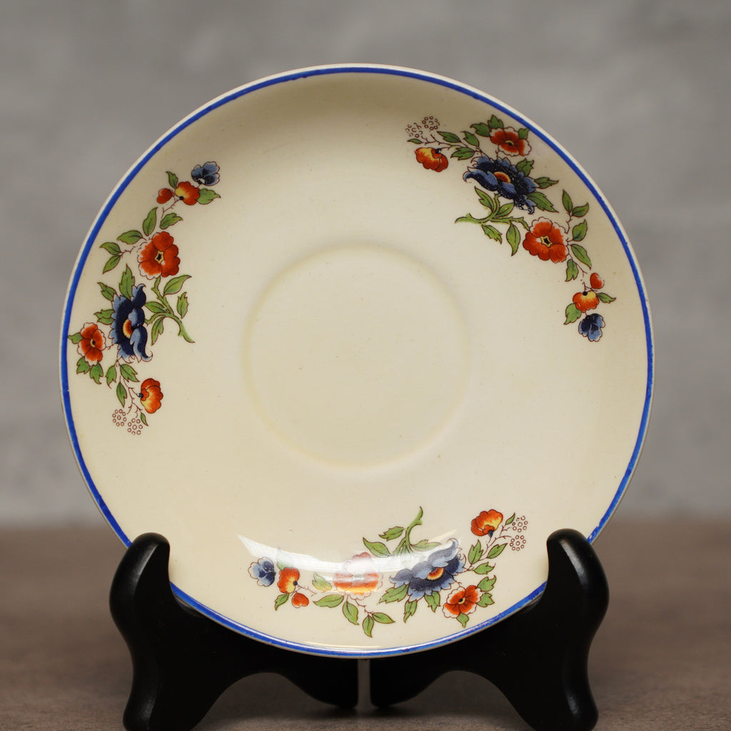 英國New Hall Pottery"天堂鳥"古董杯組