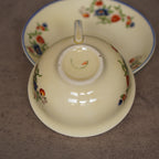 英國New Hall Pottery"天堂鳥"古董杯組
