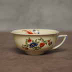 英國New Hall Pottery"天堂鳥"古董杯組