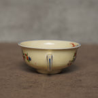 英國New Hall Pottery"天堂鳥"古董杯組