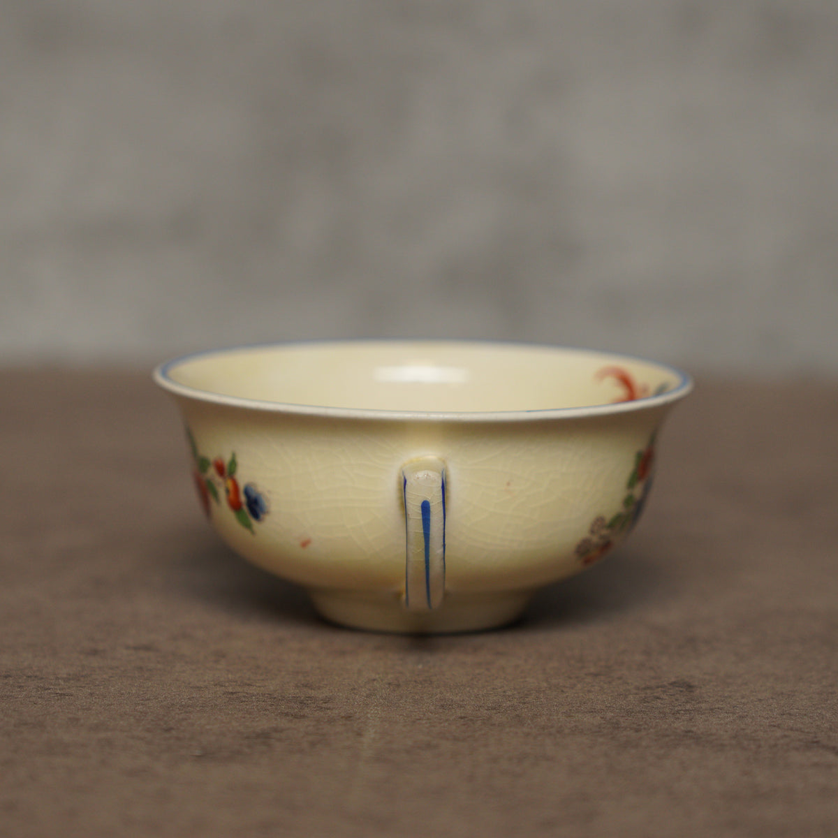 英國New Hall Pottery"天堂鳥"古董杯組