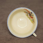 英國New Hall Pottery"天堂鳥"古董杯組