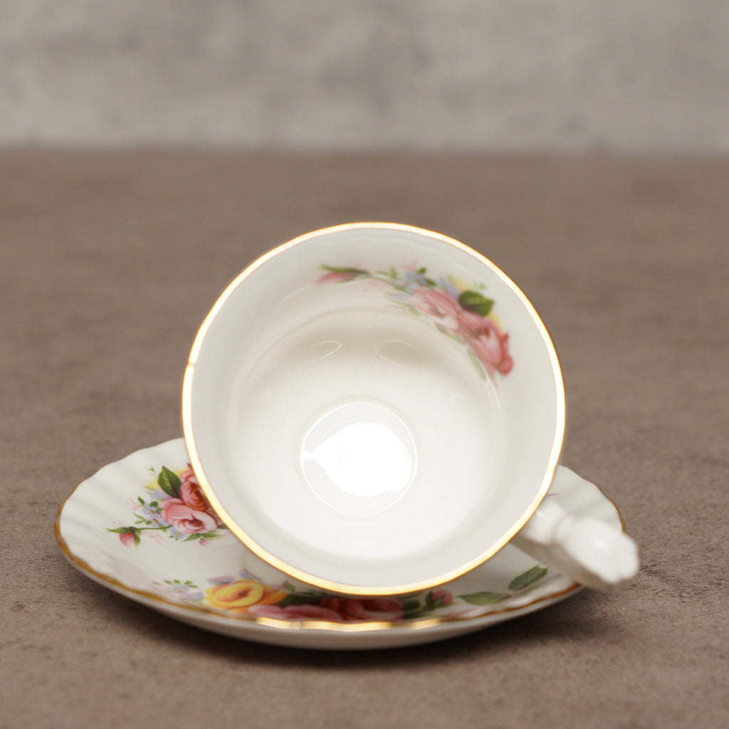 英國Royal Albert "夏日時光"系列22k金骨瓷杯組