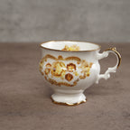 英國Elizabethan黃色芍藥細骨瓷杯組