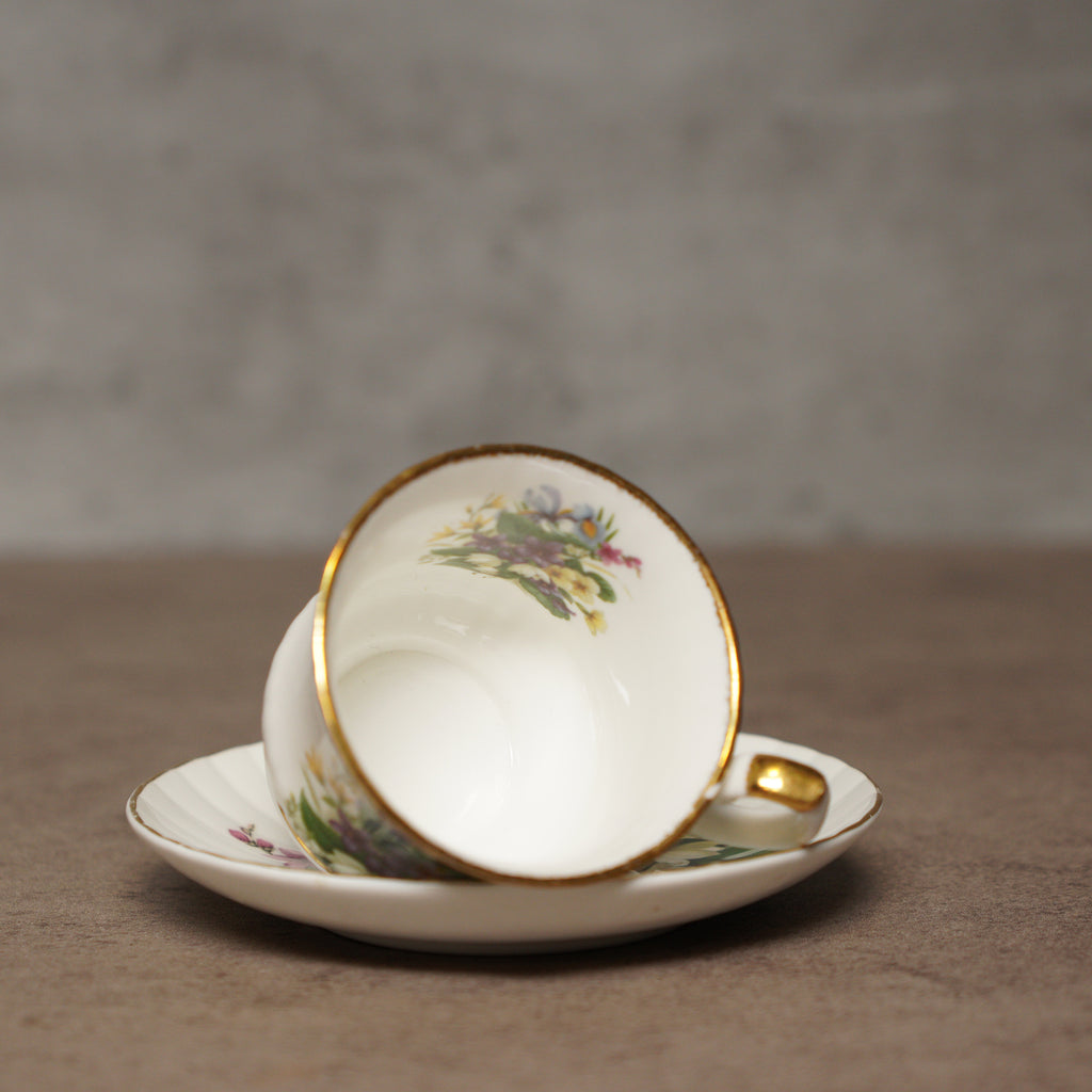 英國Royal Stafford"野花系列"細骨瓷茶杯組