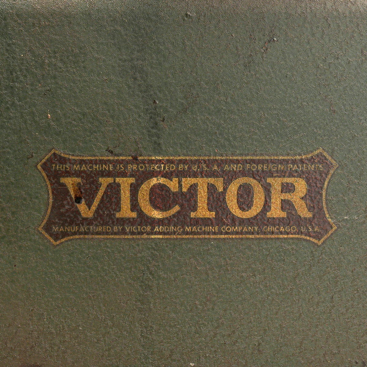 1931年美國Victor勝利牌500手搖加法計算機