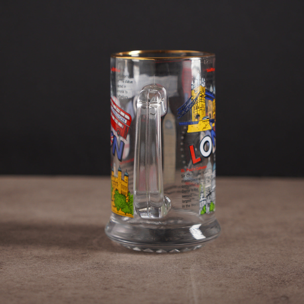 英國"倫敦著名地標"玻璃馬克杯