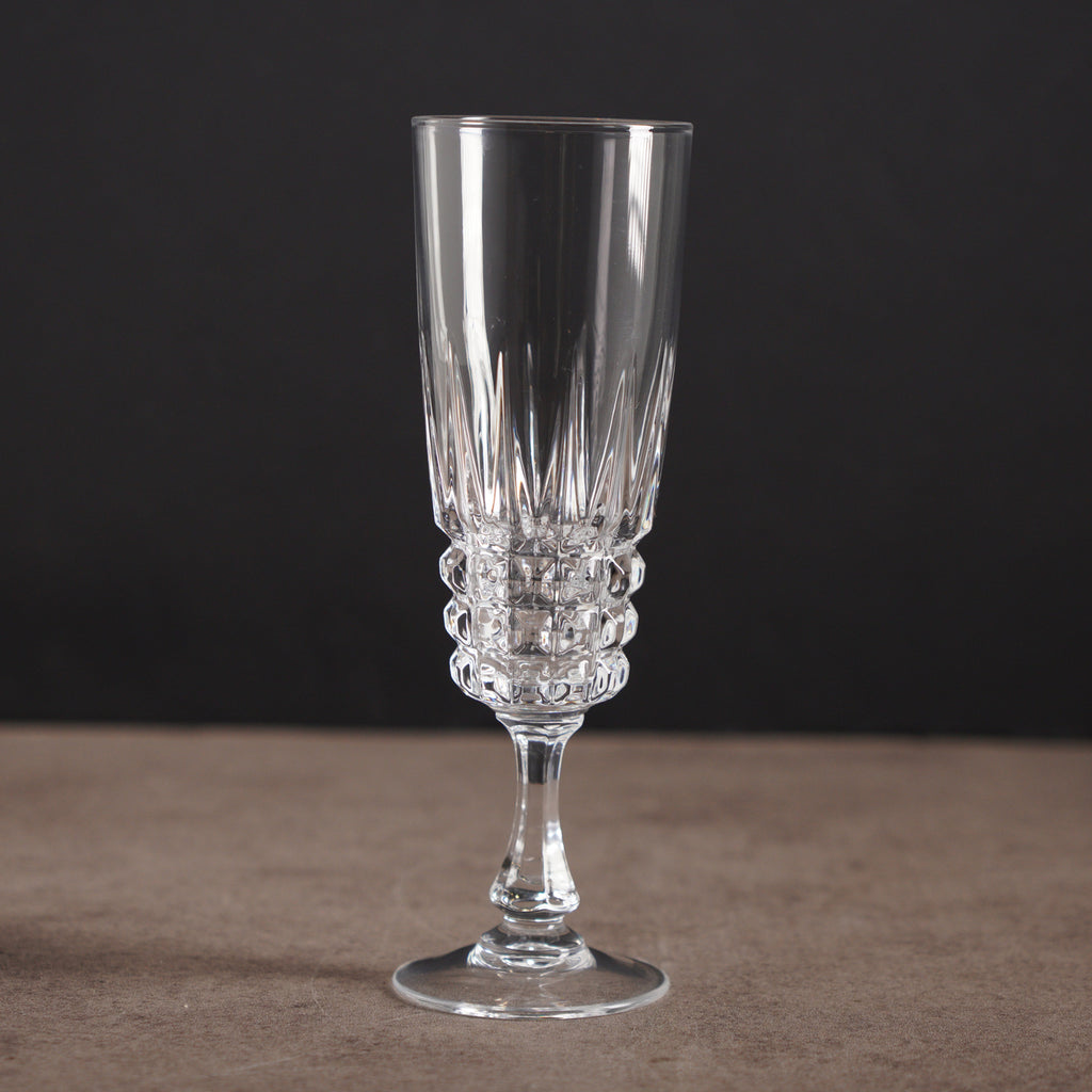 法國Cristal d'Arques "Pompadour"系列水晶香檳杯